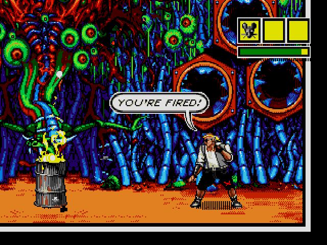 Comix Zone screenshot - Episode 1: Night of the Mutants  Page 2